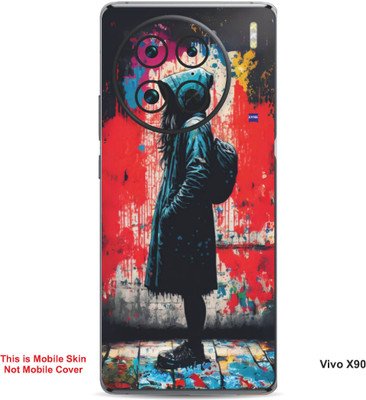 VYBE The Smart Choice Vivo X90 Art Embossed Mobile Skin(Gravel 16)