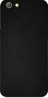 TJ CREATION Oppo A71 Mobile Skin(Ultra Super Black Leather Skin With High Matte Finish.)