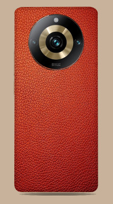 WeCre8 Skin's Realme 11 pro plus 5g Mobile Skin(Red-Leather Mobile Skin)