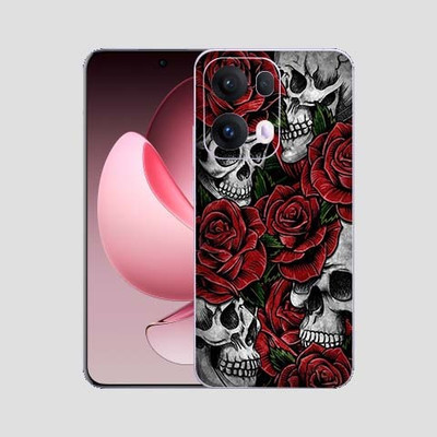 BUGGU OPPO RENO 13 PRO 5G Mobile Skin(RED AND GREY)