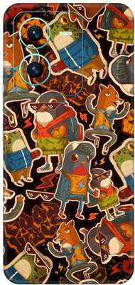 AMTHA AMTHA Vivo V25 5G Premium Vinyl Mobile Skin(Multicolor)