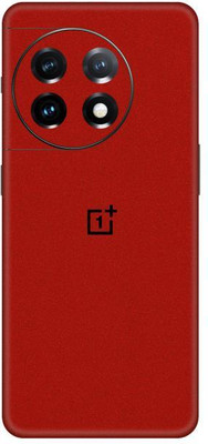Vcare GadGets One Plus 11 5G With Logo Mobile Skin(Red)