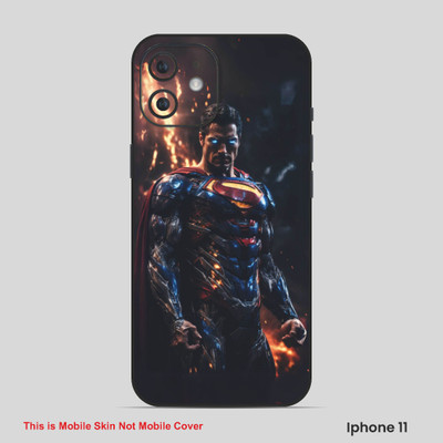 VYBE The Smart Choice iPhone 11 Super Hero Mobile Skin(Dark Blue, Black 10)