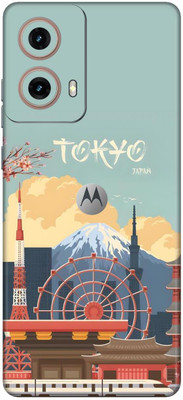 wrap craft MOTOROLA G85 5G Premium Vinyl BACK Mobile Skin(Multicolor)