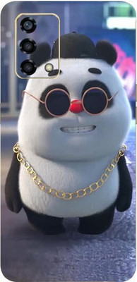 TJ CREATION Oppo F19s Mobile Skin(Ultra Super Happy Panda Skin With High Matte Finish.)