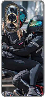 FCS Huawei nova 10 PRO Printed Back skin Mobile Skin(Bike Couple)