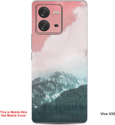 VYBE The Smart Choice Vivo V25 Naturel Mobile Skin(Faded Pink, Cascade 4)