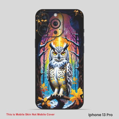 VYBE The Smart Choice iPhone 13 Pro Owl Embossed Mobile Skin(Turkish Rose 4)