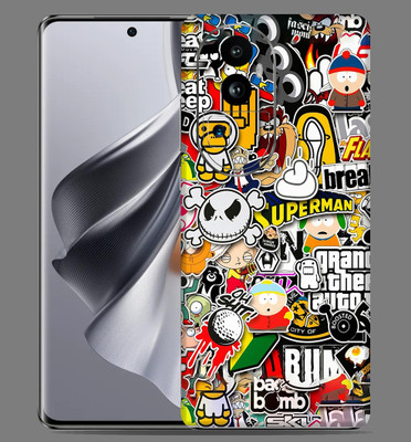WeCre8 Skin's Oppo Reno 10 pro Plus 5g Mobile Skin(Sticker-Bombing Mobile Skin)