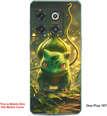VYBE The Smart Choice One Plus 10T Bulbasaur Pokemon Embossed Mobile Skin(Medium Forest Green 25)