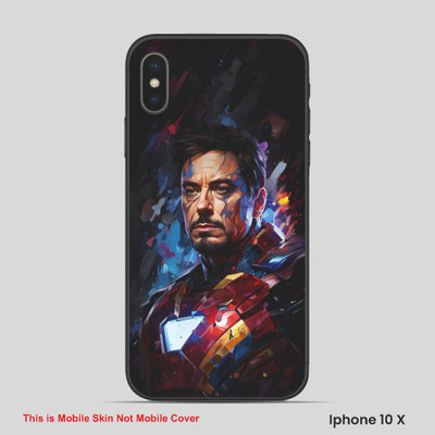 VYBE The Smart Choice iPhone 10X Super Hero Mobile Skin(Pale Taupe 3)
