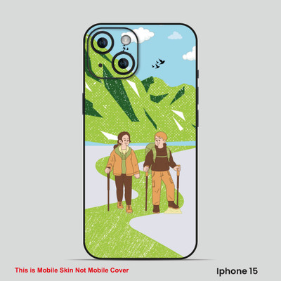 VYBE The Smart Choice iPhone 15 Naturel Mobile Skin(Gull Grey 10)