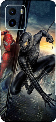 BUGGU Vivo Y15c Mobile Skin(Ultra Super Black Spiderman With Venom Skin With High Matte Finish)