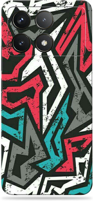 SkinoMania poco f6 pro Premium Vinyl Mobile Skin (Multicolor) Mobile Skin(Abstract-Mad-Angle)