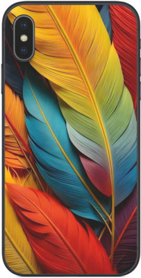 VYBE The Smart Choice iPhone X Rainbow Mobile Skin(Black 271)