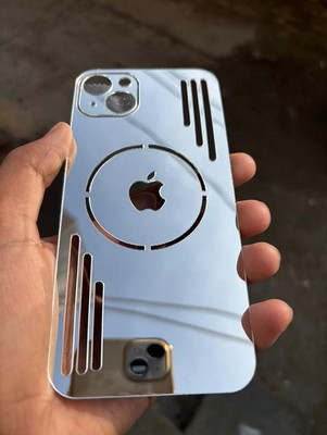TWUAOP APPLE IPHONE 13 MOBILE SKIN BACK PANNEL ACRYLIC SHEET Mobile Skin(Silver)