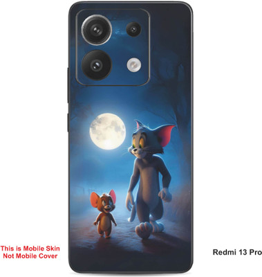 VYBE The Smart Choice Redmi 13 Pro Tom & Jerry Embossed Mobile Skin(Dark Slate Grey A1)