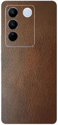 AsSkin Vivo V27 Pro 5g, vivo v27 pro 5g, Vivo Mobile Skin(Ultra Super Brown Leather With High Matte Finish)
