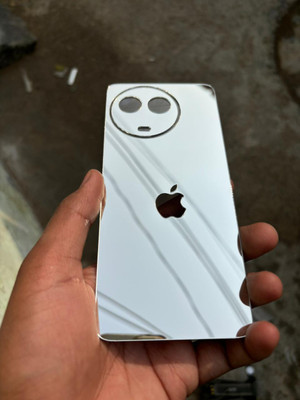 TWUAOP REALME 11 5G MIRROR BACK PANNEL ACRYLIC SHEET Mobile Skin(Silver)