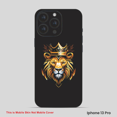 VYBE The Smart Choice iPhone 13 Pro Lion Embossed Mobile Skin(Desert Storm 4)