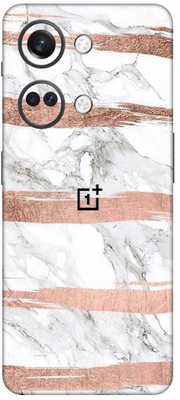 Vcare GadGets One Plus Nord 3 5G Marble and Rose Gold L.jpg Mobile Skin(Multicolor)