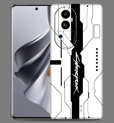 SkinoMania OPPO RENO 10 PRO PLUS 5G Mobile Skin(Simple-White-Cyber B&W Mobile skin)