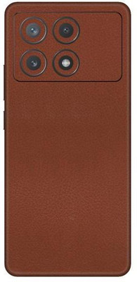 Vcare GadGets Leather Brown Poco X6 Pro 5G Mobile Skin(Brown)