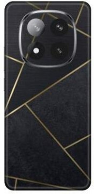 Vcare GadGets REDMI Note 14 Pro+ 5G Mobile Skin(Gold & Grey Matte)