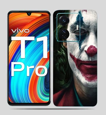 SkinoMania Vivo T1 Pro (5g) Mobile Skin(Half-Joker Multicolor Mobile skin)