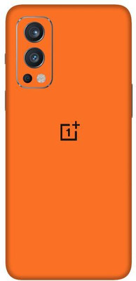 Vcare GadGets One Plus Nord 2 5G Skin Back Side With Camera Protection High Quality Premium Mobile Skin(Matte Orange)