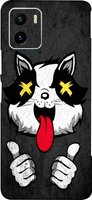 BUGGU Vivo Y15c Mobile Skin(Ultra Super Crazy Cat Skin With High Matte Finish)
