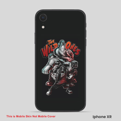 VYBE The Smart Choice iPhone XR Horror Mobile Skin(Charcol Black 1)