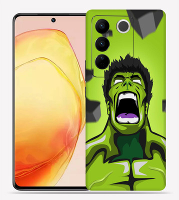 Skinex Vivo V27 pro 5g, Green Hulk Mobile Skin(Multicolor Mobile Skin With camera protector (Back + Camera + Side))