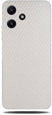TJ CREATION Redmi 12 5G, redmi 12 5g Mobile Skin(Ultra Super White Carbon Fiber Skin With High Matte Finish.)