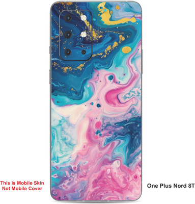 VYBE The Smart Choice One Plus Nord 8T Abstract Embossed Mobile Skin(Bubble Gum A16)