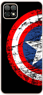 FCS Huawei Enjoy 20 5G Printed Back skin Mobile Skin(Captain America Shield)