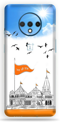 AsSkin Oneplus 7T Mobile Skin(Ram Mandir Back Skin With High Matte Finish)