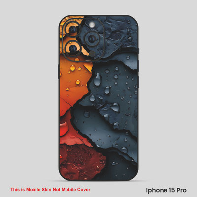 VYBE The Smart Choice iPhone15 Pro ART Mobile Skin(Multi color SKI J21)