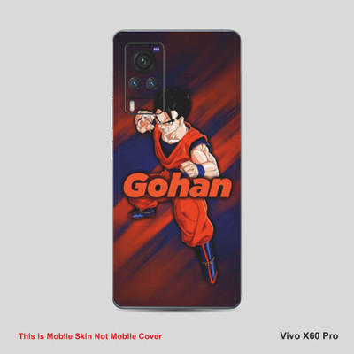 VYBE The Smart Choice Vivo X60 Pro Gohan Mobile Skin Mobile Skin(Red Orange A6)