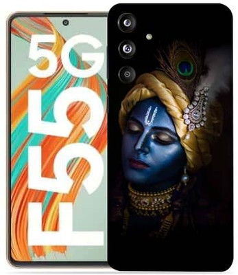 OggyBaba Samsung Galaxy F55 5g Mobile Skin(Blue Krishna)