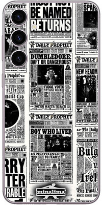 FCS Samsung Galaxy A54 5G Printed Back skin Mobile Skin(Newspaper)