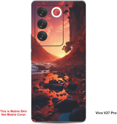 VYBE The Smart Choice Vivo V27 Pro Naturel Mobile Skin(Pale Salmon 6)