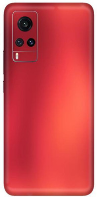 Vcare GadGets Vivo X60 Mobile Skin(Shining Mirror Red)