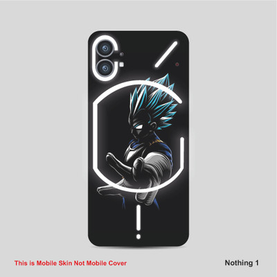 VYBE The Smart Choice Nothing 1 Goku Mobile Skin Mobile Skin(Alabaster Black B4)