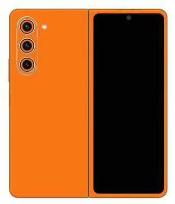 Vcare GadGets Samsung Galaxy Z Fold 5 5G Mobile Skin(Orange)