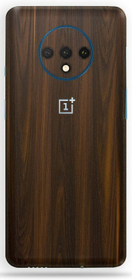 TJ CREATION OnePlus 7T, oneplus 7t Mobile Skin(Ultra Super Mahogany Wood Skin With High Matte Finish.)