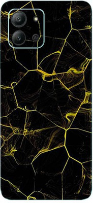 BUGGU Infinix Hot 11 2022 Mobile Skin(Ultra Super Black Abstract Skin With High Mattte Finish.)