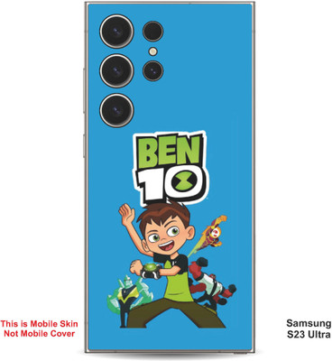 VYBE The Smart Choice Samsung S23 Ultra Ben 10 Embossed Mobile Skin(Curious Blue 13)
