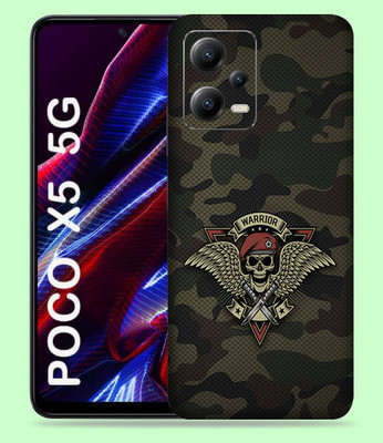 WeCre8 Skin's Xiaomi Poco X5 5G Mobile Skin(Warrior Camouflage Multicolor Mobile Skin)