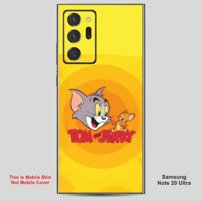 VYBE The Smart Choice Samsung Note 20 Ultra Tom & Jerry Embossed Mobile Skin(Carrot Orange 4)